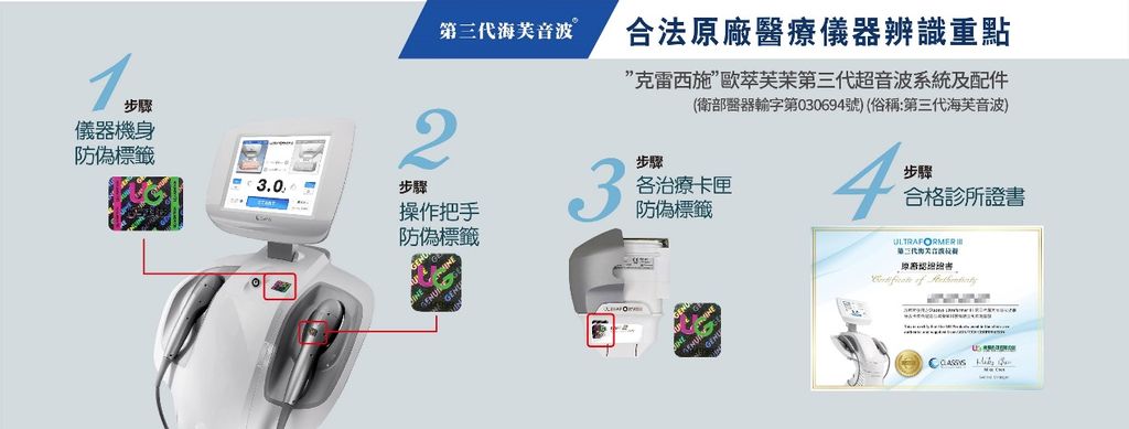 湞媄診所海芙音波拉提原廠辨識教學